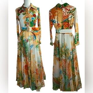 Vintage Don Luis de España Hostess/Maxi Dress